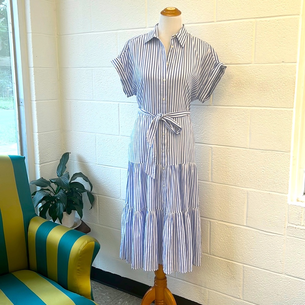 RALPH LAUREN STRIPE DRESS